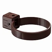 Хомут трубы Docke Premium пластиковый d85 мм каштан RAL 8017 Хомут трубы Docke Premium пластиковый d85 мм каштан RAL 8017