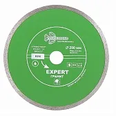 Диск алмазный по керамограниту Trio-Diamond Hot Pres 200x25,4x1,8 мм сплошной мокрый рез (EG355)
