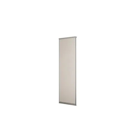 Дверь-купе 883x2552 мм кашемир/серебро Elegant