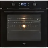 Духовой шкаф электрический встраиваемый Lauf DE-604BL 600 мм черный Духовой шкаф электрический встраиваемый Lauf DE-604BL 600 мм черный