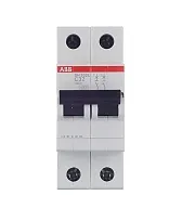 Автоматический выключатель модульный ABB SH202 2P 32А тип C 6 кА 400 В (2CDS212001R0324) Автоматический выключатель модульный ABB SH202 2P 32А тип C 6 кА 400 В (2CDS212001R0324)