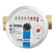 Счетчик для холодной воды Itelma WFK20 DN15 80 мм без сгонов Счетчик для холодной воды Itelma WFK20 DN15 80 мм без сгонов