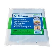 Пленка защитная Folsen 7 мкм 4х5 м (20 кв.м) Пленка защитная Folsen 7 мкм 4х5 м (20 кв.м)