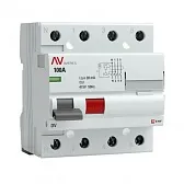 УЗО EKF Averes DV 100А 3P+N тип AC 30 мА 10 кА (rccb-4-100-30-ac-av) УЗО EKF Averes DV 100А 3P+N тип AC 30 мА 10 кА (rccb-4-100-30-ac-av)