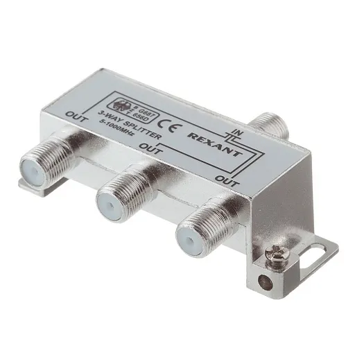 ТВ делитель Rexant 3 F-выхода (05-6002) ТВ делитель Rexant 3 F-выхода (05-6002)