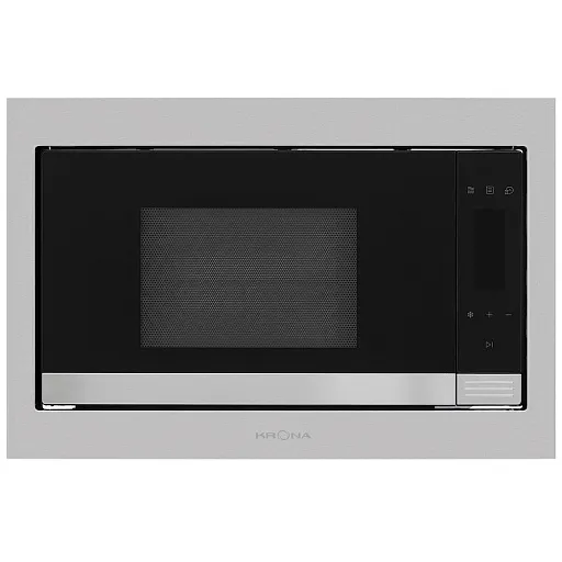 Микроволновая печь встраиваемая Krona Optima Essen 60 IX нержавеющая сталь/черная Микроволновая печь встраиваемая Krona Optima Essen 60 IX нержавеющая сталь/черная