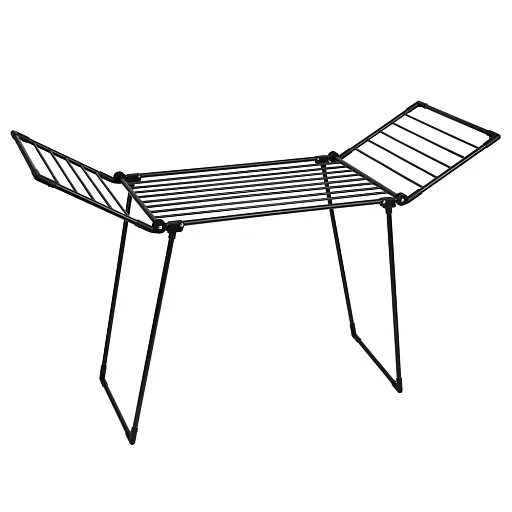 Сушилка для белья напольная Hausmann Karakoram 19 м 610х1740х1080 мм черная Сушилка для белья напольная Hausmann Karakoram 19 м 610х1740х1080 мм черная