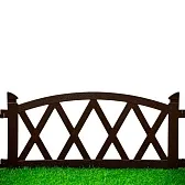 Забор декоративный Standartpark Арка 0,26х0,6 м 0,91 кг сборный коричневый Забор декоративный Standartpark Арка 0,26х0,6 м 0,91 кг сборный коричневый