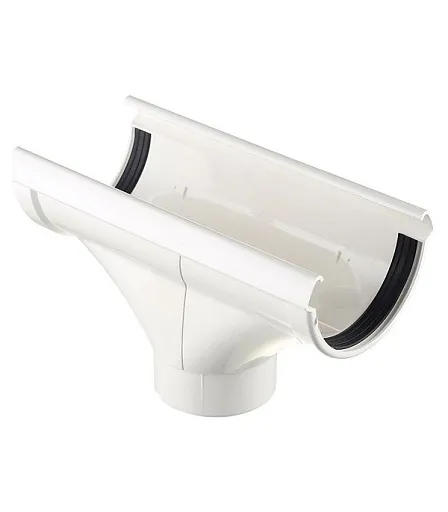 Воронка желоба Docke Lux пластиковая d140-100 мм пломбир RAL 9003 Воронка желоба Docke Lux пластиковая d140-100 мм пломбир RAL 9003
