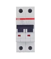 Автоматический выключатель модульный ABB S202 2P 20А тип C 6 кА 400 В (2CDS252001R0204) Автоматический выключатель модульный ABB S202 2P 20А тип C 6 кА 400 В (2CDS252001R0204)