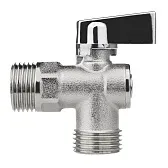 Кран шаровой латунный MasterProf Compact 1/2 НР(ш) х 1/2 НР(ш) к бытовой технике хром мини с отражателем угловой ГОСТ Р 59553-2021 (ИС.081208) Кран шаровой латунный MasterProf Compact 1/2 НР(ш) х 1/2 НР(ш) к бытовой технике хром мини с отражателем угловой ГОСТ Р 59553-2021 (ИС.081208)