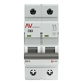 Автоматический выключатель модульный EKF Averes AV-6 2Р 63А тип C 6 кА 230 В (mcb6-2-63C-av) Автоматический выключатель модульный EKF Averes AV-6 2Р 63А тип C 6 кА 230 В (mcb6-2-63C-av)