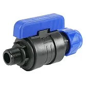 Кран шаровой ПНД Valfex компрессионный переходной 25х3/4 НР(ш) Кран шаровой ПНД Valfex компрессионный переходной 25х3/4 НР(ш)