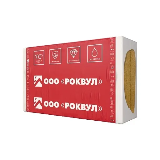 Утеплитель Роквул Фасад Баттс Д Оптима 160х600х1200 мм 1,44 кв.м Утеплитель Роквул Фасад Баттс Д Оптима 160х600х1200 мм 1,44 кв.м