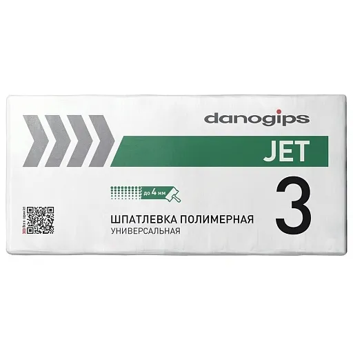 Шпаклевка полимерная Danogips Jet 3 выравнивающая белая 20 кг Шпаклевка полимерная Danogips Jet 3 выравнивающая белая 20 кг