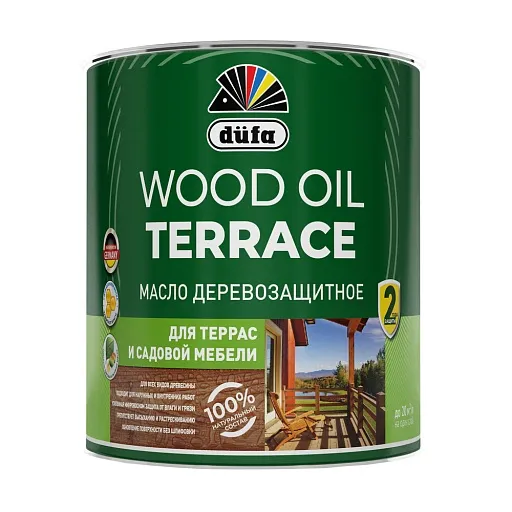 Масло Dufa Wood Oil Terrace для террас бесцветное 0,8 л