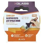 Лента малярная X-Glass для четкого края желтая 25 мм 25 м (160473) Лента малярная X-Glass для четкого края желтая 25 мм 25 м (160473)
