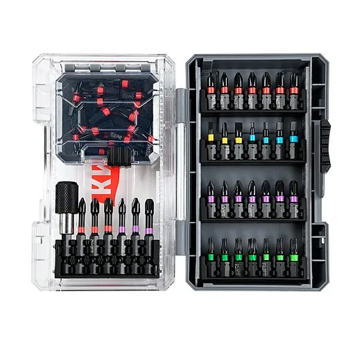 Набор бит КМ PH/PZ/TORX/HEX 25/50 мм с магнитным держателем (60 шт.) (1158349)