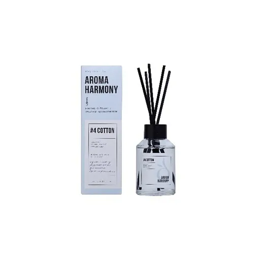 Аромадиффузор с палочками Aroma Harmony Nature №4 Cotton 60 мл