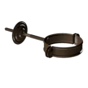 Docke STAL PREMIUM Хомут трубы D90 (Каштан 8017) Docke STAL PREMIUM Хомут трубы D90 (Каштан 8017)