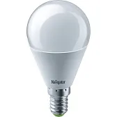 Лампа светодиодная Navigator E14 4000К 8,5 Вт 680 Лм 230 В шар матовая Лампа светодиодная Navigator E14 4000К 8,5 Вт 680 Лм 230 В шар матовая