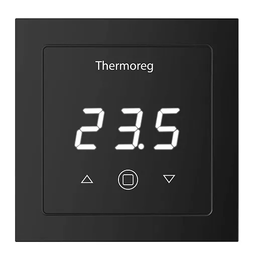 Терморегулятор электронный сенсорный для теплого пола Thermoreg TI-300 Black черный Терморегулятор электронный сенсорный для теплого пола Thermoreg TI-300 Black черный