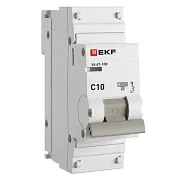 Автоматический выключатель модульный EKF PROxima ВА 47-63N 1P 10А тип C 10 кА 230 В (mcb47100-1-10C-pro) Автоматический выключатель модульный EKF PROxima ВА 47-63N 1P 10А тип C 10 кА 230 В (mcb47100-1-10C-pro)