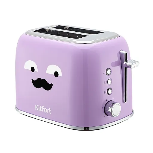 Тостер Kitfort КТ-6218-3 лавандовый Тостер Kitfort КТ-6218-3 лавандовый