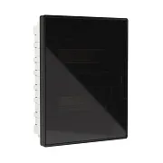 Щит распределительный встраиваемый DKC Frame ЩРВ-П пластиковый IP40 399х312х100 мм 24 модуля черная дверь (F24B1BDDIY) Щит распределительный встраиваемый DKC Frame ЩРВ-П пластиковый IP40 399х312х100 мм 24 модуля черная дверь (F24B1BDDIY)