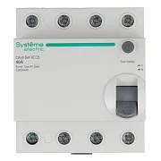 УЗО Systeme Electric City9 Set ВДТ 40А 3P+N тип AC 30 мА 6 кА (C9R36440) УЗО Systeme Electric City9 Set ВДТ 40А 3P+N тип AC 30 мА 6 кА (C9R36440)