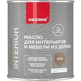 Масло Neomid Interior для дерева орех шелковисто-матовое 0,75 л Масло Neomid Interior для дерева орех шелковисто-матовое 0,75 л