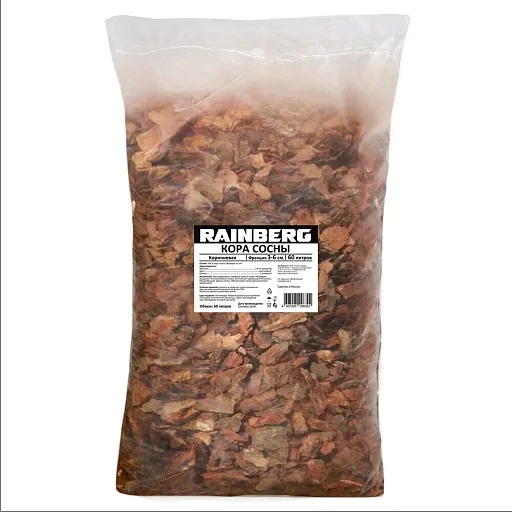 Кора Rainberg сосновая фракция 60-100 мм 60 л Кора Rainberg сосновая фракция 60-100 мм 60 л