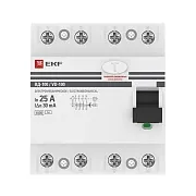 УЗО EKF PROxima ВД-100N 25А 4P тип AC 30 мА 6 кА (E1046M2530) УЗО EKF PROxima ВД-100N 25А 4P тип AC 30 мА 6 кА (E1046M2530)