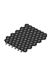 Решетка газонная пластиковая Gidrolica Eco Normal черная C250 530х430х33 мм Решетка газонная пластиковая Gidrolica Eco Normal черная C250 530х430х33 мм