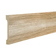 Плинтус экополимер напольный Grace PS Wood 80х11х2000 мм дуб льняной (ТП10036780) Плинтус экополимер напольный Grace PS Wood 80х11х2000 мм дуб льняной (ТП10036780)