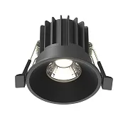 Светильник встраиваемый светодиодный черный 7 Вт 4000К IP20 Maytoni Round (DL058-7W4K-B) Светильник встраиваемый светодиодный черный 7 Вт 4000К IP20 Maytoni Round (DL058-7W4K-B)