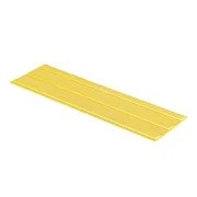 Тактильная плитка ТПУ продольный риф 150х500х6,5 мм желтая Тактильная плитка ТПУ продольный риф 150х500х6,5 мм желтая