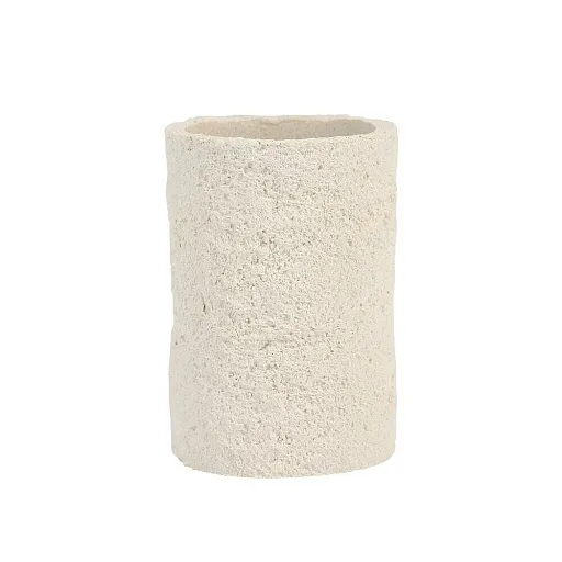 Стакан для ванной Fora Travertine настольный полирезин бежевый (FOR-TVN044)