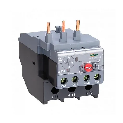 Реле тепловое Dekraft 660 В 32 А тип AC/DC (23169DEK) Реле тепловое Dekraft 660 В 32 А тип AC/DC (23169DEK)