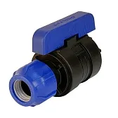 Кран шаровой ПНД Valfex компрессионный переходной 25х1/2 ВР(г) Кран шаровой ПНД Valfex компрессионный переходной 25х1/2 ВР(г)