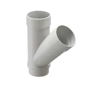 Docke LUX Тройник 45° (Пломбир) Docke LUX Тройник 45° (Пломбир)
