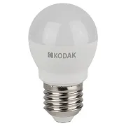 Лампа светодиодная Kodak E27 6500К 11 Вт 990 Лм 170-265 В шар P45 матовая Лампа светодиодная Kodak E27 6500К 11 Вт 990 Лм 170-265 В шар P45 матовая