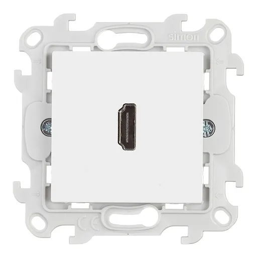 Розетка HDMI Simon 24 Harmonie встраиваемая белая (2411094-030) Розетка HDMI Simon 24 Harmonie встраиваемая белая (2411094-030)