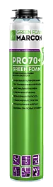 Пена монтажная MARCON PRO 70+ GREEN FOAM профессиональная всесезонная 750 мл