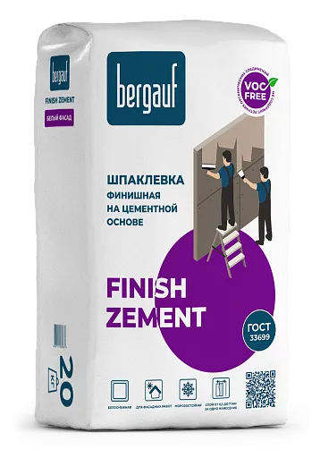 Шпаклевка Bergauf Finish Zement 20 кг Шпаклевка Bergauf Finish Zement 20 кг