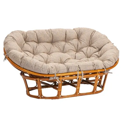 Диван садовый из ротанга TetСhair Mamasan медовый/меланж 1690х1020х800 мм с подушкой (25868) Диван садовый из ротанга TetСhair Mamasan медовый/меланж 1690х1020х800 мм с подушкой (25868)