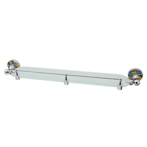 Полка для ванной WasserKraft Diemel K-2200 117х610х60 мм стекло/металл хром (K-2244) Полка для ванной WasserKraft Diemel K-2200 117х610х60 мм стекло/металл хром (K-2244)