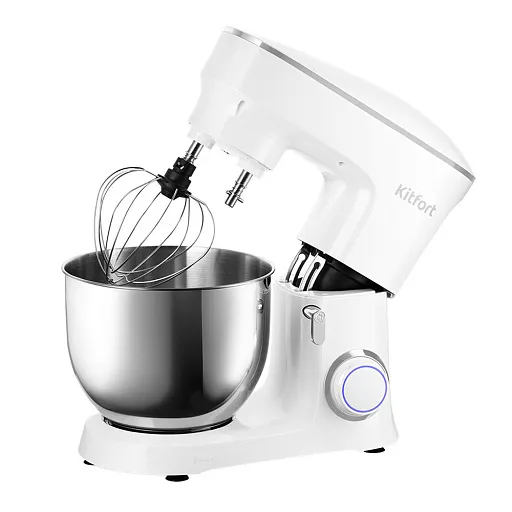 Миксер планетарный Kitfort КТ-4403 1900 Вт 6 л белый Миксер планетарный Kitfort КТ-4403 1900 Вт 6 л белый