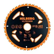 Диск пильный универсальный Hilberg Vezdehod 210х30х2,35 мм 40 зубьев (HV213) Диск пильный универсальный Hilberg Vezdehod 210х30х2,35 мм 40 зубьев (HV213)