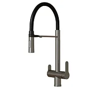 Смеситель для кухни Mixline MLSS-0401 сатин с высоким изливом с подключением к фильтру однорычажный (556013) Смеситель для кухни Mixline MLSS-0401 сатин с высоким изливом с подключением к фильтру однорычажный (556013)